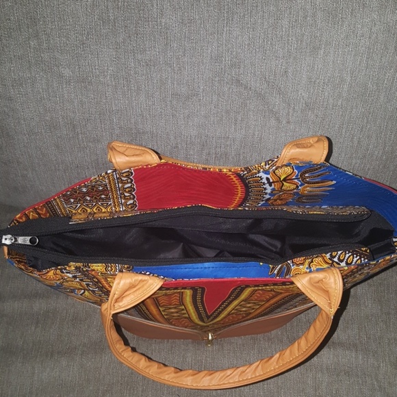 Dashiki tote / purse / bag - Picture 5 of 7